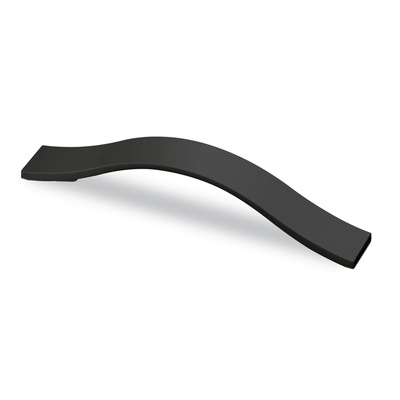 Tirador Genoa, distancia entre taladros 128 mm, L 170 mm, B 23 mm, H 26 mm, Negro mate