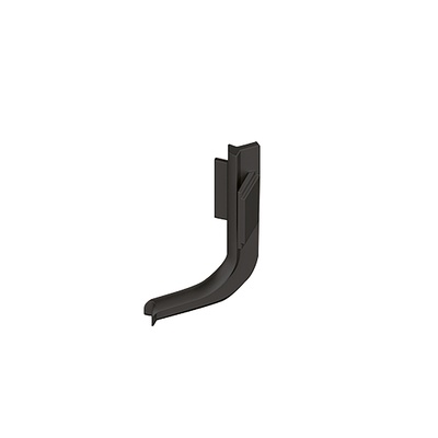 Toebehoren Canis L inwendige hoek 90°, B 35,5 mm, H 53,5 mm, mat zwart