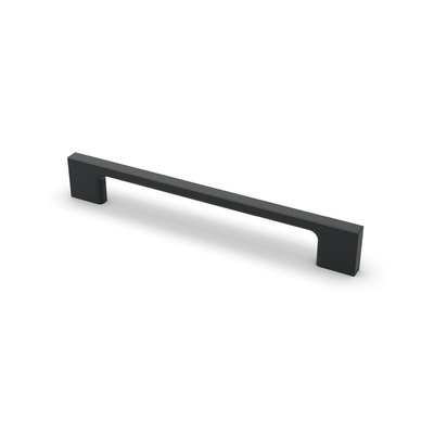 Uchwyt Belluno, odległość wiercenia 96, L 130 mm, B 9 mm, H 28 mm, Kolor czarny mat