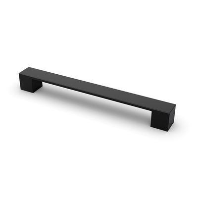 Uchwyt Cheam, odległość wiercenia 128, L 163 mm, B 25 mm, H 25 mm, Kolor czarny mat