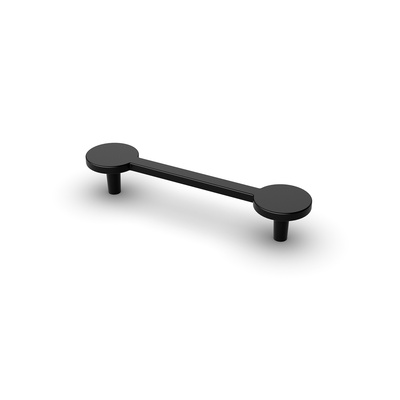 Uchwyt Limpio, odległość wiercenia 128, L 165 mm, B 37 mm, H 30 mm, Kolor czarny mat