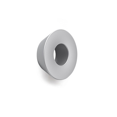 Uchwyt Olivia, odległość wiercenia 32, H 20 mm, ø 57 mm, Wykończenie aluminium