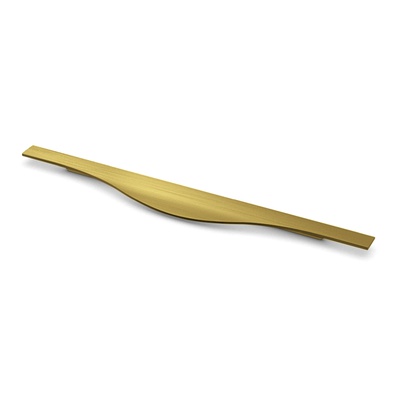 Handle profile Codania, L 295 mm, gold look, matt, brushed