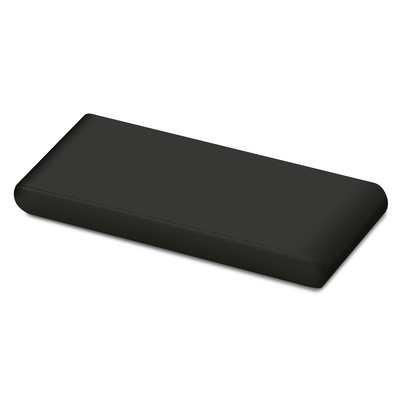 Griff Fermo, Bohrabstand 32 / 64 mm, L 74 mm, B 7 mm, H 27 mm, Schwarz matt