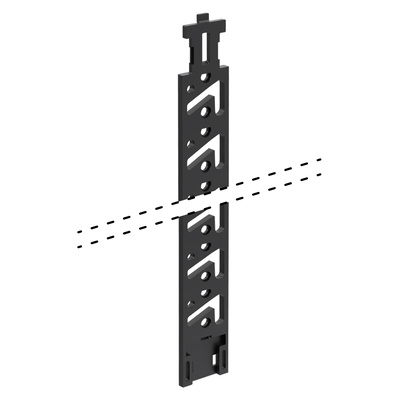 Stop Control locking bars (with / for extension), hole line 25 mm,   Length 275  mm left / right