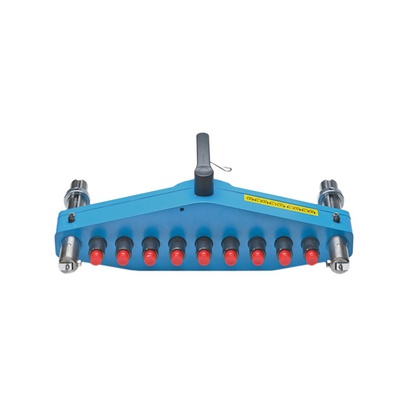 Interchangeable drilling unit, 9 spindles