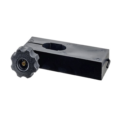 Adjustable stop for individual (disassembled) cabinet body sides, plastic