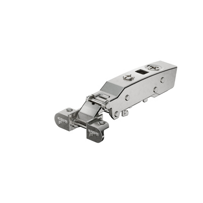 Sensys 铝框门铰链，用于最大厚度为 32 mm 的门板, 不带自闭功能 (Sensys 8661), 镀镍, 覆盖门, 开启角度 95° 拧入式 (-)