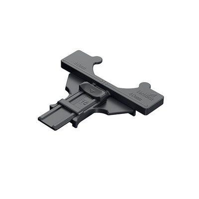 Aid for positioning the adapter for glue mounting