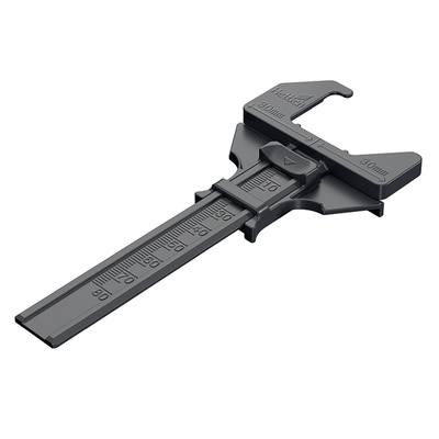 Aid for positioning the mounting plate for glue mounting