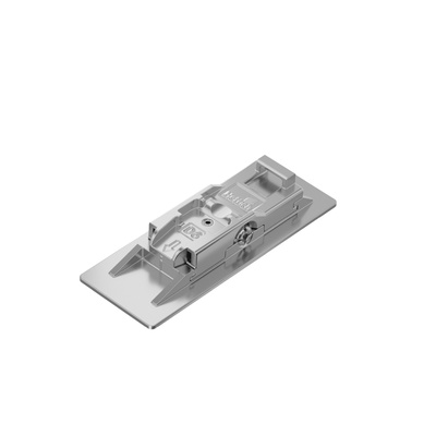 Sensys mounting plate for glue mounting with Direct height adjustment, distance 6.0 mm