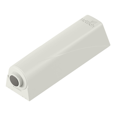 Magnet, do przykręcania, Krótki tłoczek, biały