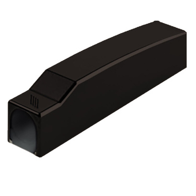 Ozdobny adapter, kolorze czerni obsydianu