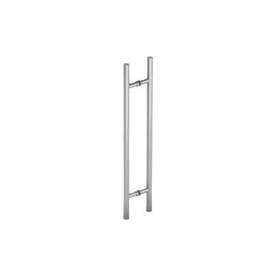 RoomLine Top L 80 handle, H shape, 550 mm, stainless steel, silver