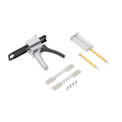 RoomLine Top L 80 kit de démarrage VSG, pour les portes en verre amorties (amortissement de fermeture et d’ouverture)