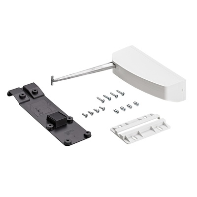 Push to move basic set, light, white, left