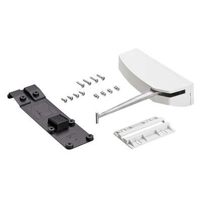 Push to move basic set, light, white, right