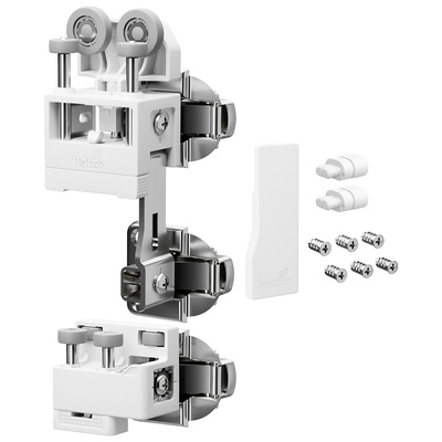 WingLine L, Set "heavy duty" cu componenete ghidare inferioară, 25 kg, alb, dreapta, fără arc