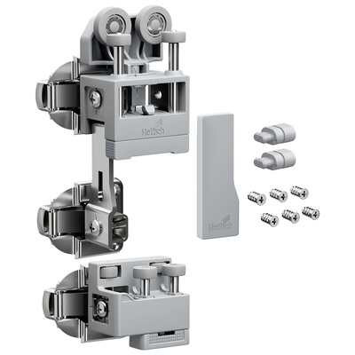 WingLine L, Set "heavy duty" cu componenete ghidare inferioară, 25 kg, gri, stânga, fără arc
