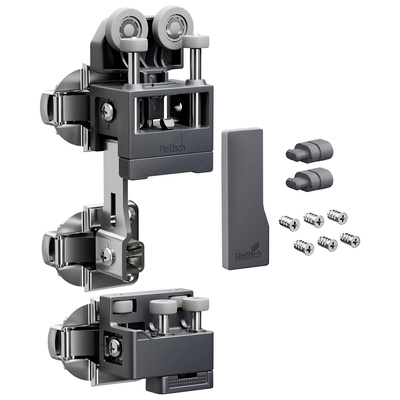 WingLine L, Set "heavy duty" cu componenete ghidare inferioară, 25 kg, antracit, stânga, fără arc
