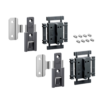 WingLine L, Fast installation centre hinge set, standard, anthracite, 2 per