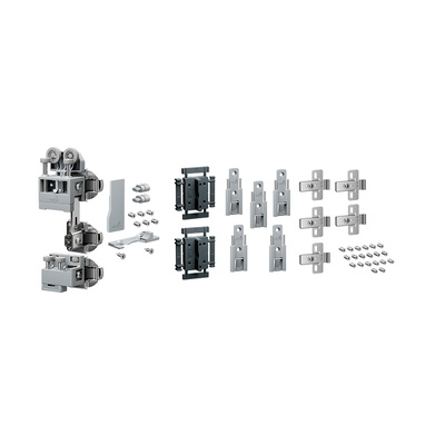 WingLine L, 重型配件套装，带底部导向, 25 kg, 灰色, 右, 带自闭功能