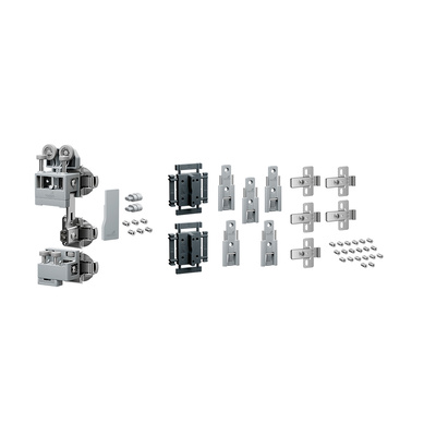 WingLine L, 重型配件套装，带底部导向, 25 kg, 灰色, 右, 不带自闭功能