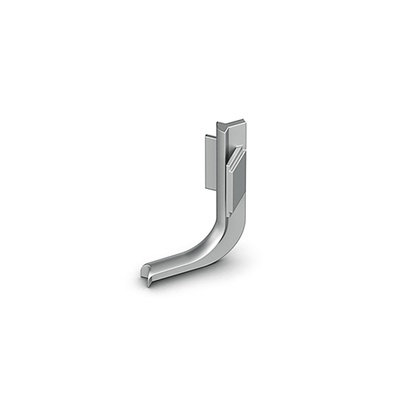 Accessories Canis L 90° inside corner, W 35.5 mm, H 53.5 mm, aluminium look