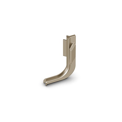 Accessories Canis L 90° inside corner, W 35.5 mm, H 53.5 mm, stainless steel look