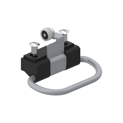 Fußpedal mechanisch Chrom Optik matt