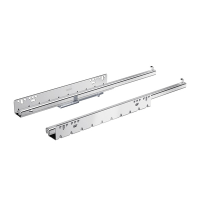 Quadro 25 with Silent System, slide on installation, EB 20 (drawer side profile thickness ≤ 16mm), 380 mm, left