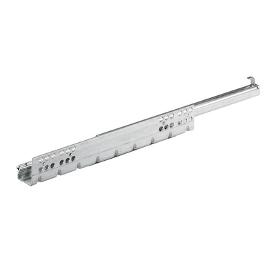 Quadro 25 z Silent System, montaż nakładany, EB 23 (grubość boku szuflady ≤ 19 mm), 250 mm, prawy