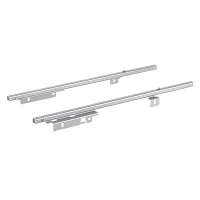 Quadro 12 drawer runners, self closing feature, EB 292 mm / 392 mm, 510 mm, left and right