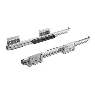 Quadro S 阻尼滑轨, EB 24.5(柜体侧板厚度 ≤ 19mm), 推入式安装, 250 mm, 左和右