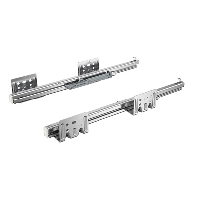 Quadro S 推弹滑轨, EB 24.5(柜体侧板厚度 ≤ 19mm), 插入式安装, 250 mm, 左和右