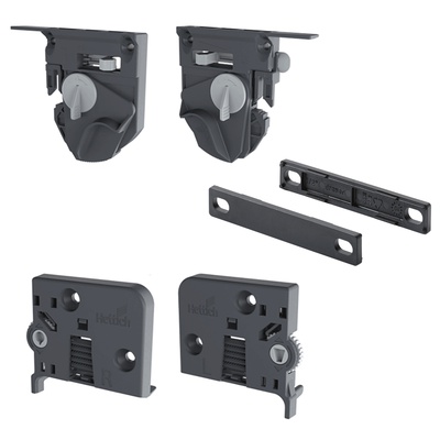 Front fixing clip set, including tilt adjustments and spacers for Quadro 4D V6