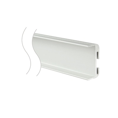 Handle profile Shadowline, L 3700 mm, H 52 mm, aluminium, anodised