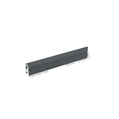ArciTech Drawer side profile, Drawer side profile height 78 mm x NL 500 mm, anthracite, left