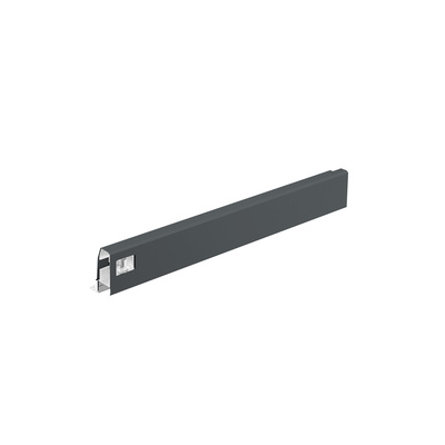 ArciTech Drawer side profile, Drawer side profile height 78 mm x NL 500 mm, anthracite, right