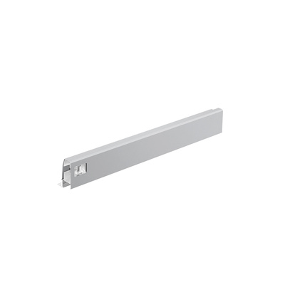 ArciTech Drawer side profile, Drawer side profile height 78 mm x NL 500 mm, silver, right