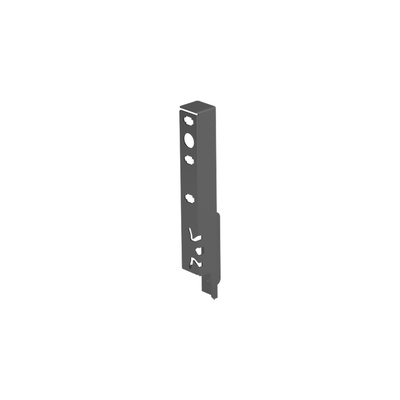 Rear panel connector ArciTech 186 mm, anthracite, left