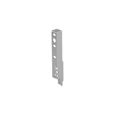 Rear panel connector ArciTech 186 mm, silver, left