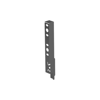 Rear panel connector ArciTech 218 mm, anthracite, left