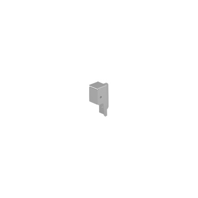 Rear panel connector ArciTech 78 mm, silver, left