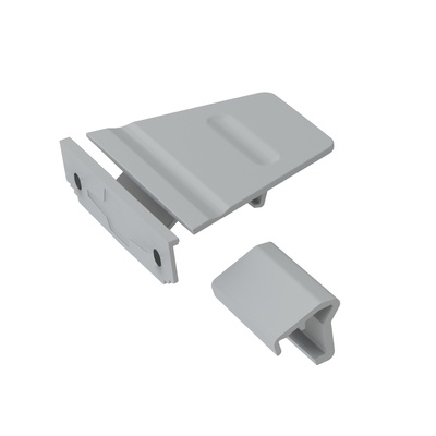 Catch for internal front panel, grey
