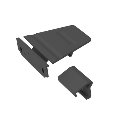 Catch for internal front panel, anthracite