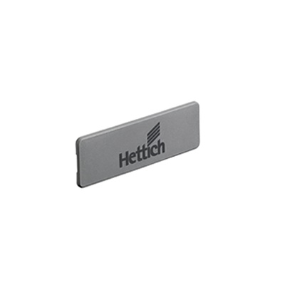InnoTech Zaślepka, kolor szary, z logo Hettich