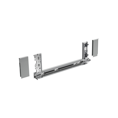 AvanTech YOU Oskrzynia Inlay, wysokość 187 mm x NL 350 mm, kolor srebrny, lewy