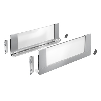 AvanTech YOU Zestaw oskrzyń Inlay, wysokość 187 mm x NL 350 mm, kolor srebrny, lewe i prawe