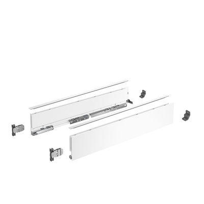 AvanTech YOU Drawer side profile set, height 101 mm x NL 270 mm, white, left and right